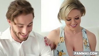 Beautiful Mom Massages And Squirts On Younger Penis