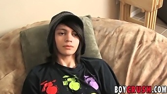 Twink'S Anal Play And Cumshot On Display In Hd Video