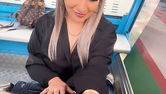 Public Humiliation: Latina Teen'S Exhibitionist Ride On Cable Car With Stepbrother'S Friend