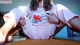 My Skinny Stepsister Loves It When I Tease Her With My Small Tits And Wet Pussy