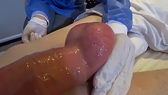 Cumshot Surprise: A Mature Patient Gets A Surprise Visit From The Doctor