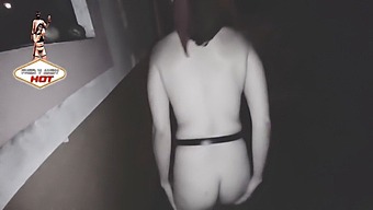 Watch As A Beautiful Woman Strips Naked And Performs In Public For A Street Camera