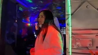 A Young Woman Leaves With A New Admirer After Meeting Him