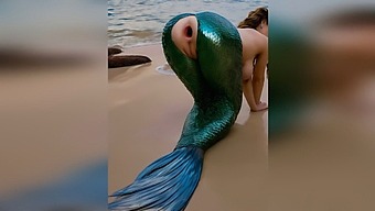 A Rogue Ravishes A Mermaid Vigorously On The Coastline, Damaging Her Delicate Anus With Intense Rear Entry Outdoors - Generated By Porn Ai.